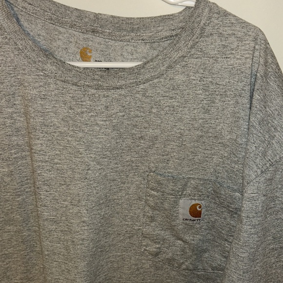 3XL Gray Carhartt Tee Shirt - Picture 2 of 4